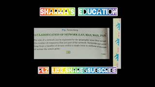 #Ncert Class 10 Computer Chapter 2 Network and Internet Concepts#LAN MAN WAN PAN#FULL EXPLANATION