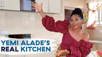 Yemi Alade Shows Us Her Vacation Home Kitchen