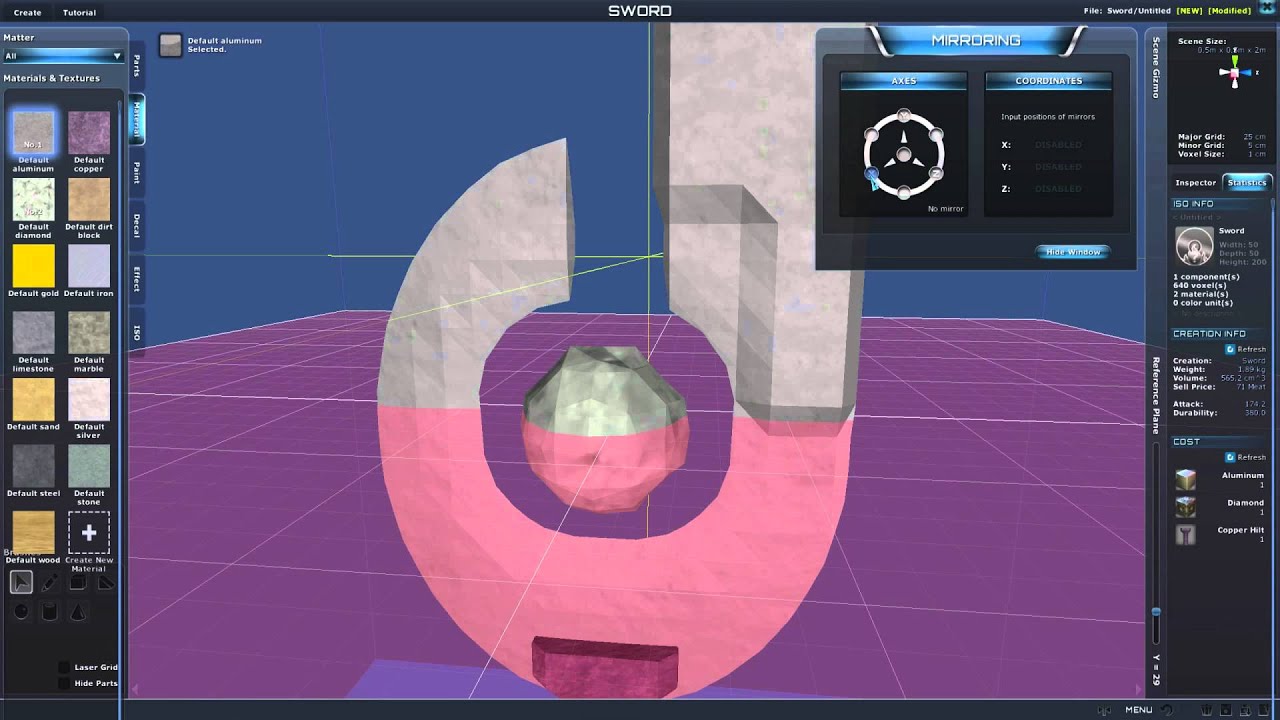 Planet Explores Creation system Fantasy Sword