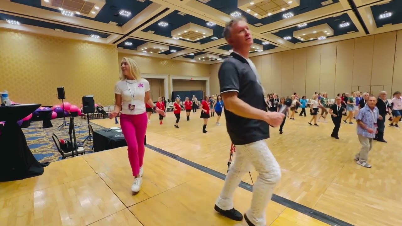Fast Cars, Superstars - DEMO - High Beginner Line Dance. Choreographed by Jo & John Kinser. 11/2025