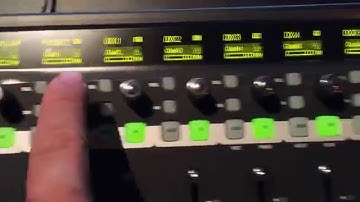 Avid Artist Mix PlugIn Map to faders