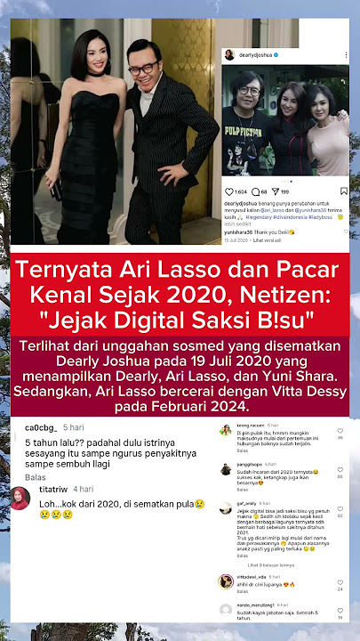 ARI LASSO & PACAR KENAL SEJAK 2020 LALU. #arilasso #gosipartis #beritaterkini #viralshorts #trending