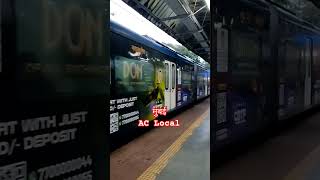 Mumbai AC local Train || Train || Indian Railways viral viralvideo