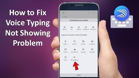 How to Fix Voice Typing Not Showing in Microsoft Swiftkey Keyboard  on Android