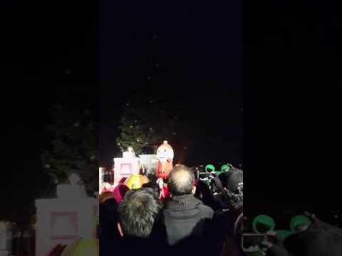 函館クリスマスイルミネーション　平成２８年１２月５日　点灯式＆花火