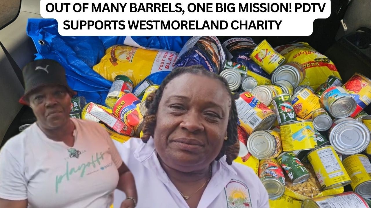 PDTV Gives Back! Donation to Westmoreland Charity from Overseas Barrels ❤️🇯🇲