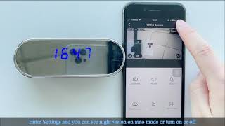 2021 TuYa  app Clock hidden Camera demo video