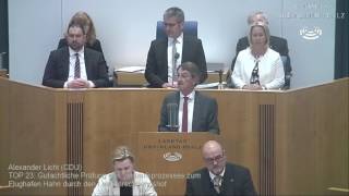 Play video: Hahn-Bericht Landesrechnungshof-Rede Alexander Licht