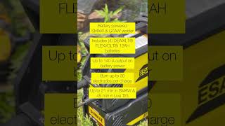 The only battery-powered welder of its kind. Dont know if VOLT™ can handle the heat? #esabvolt