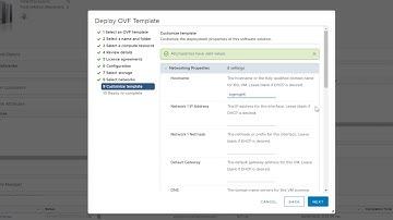 How to deploy a VMware vRealize Log Insight 4.8 virtual appliance