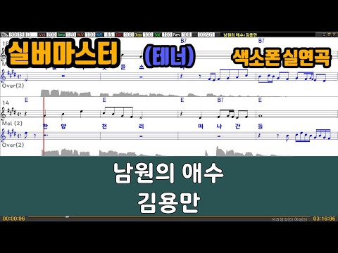 [은성 반주기] 남원의애수 - 김용만