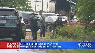 Attempted Murder Suspect With One Handcuff, One Shoe Escapes Police In Charlton Near Mass Pike