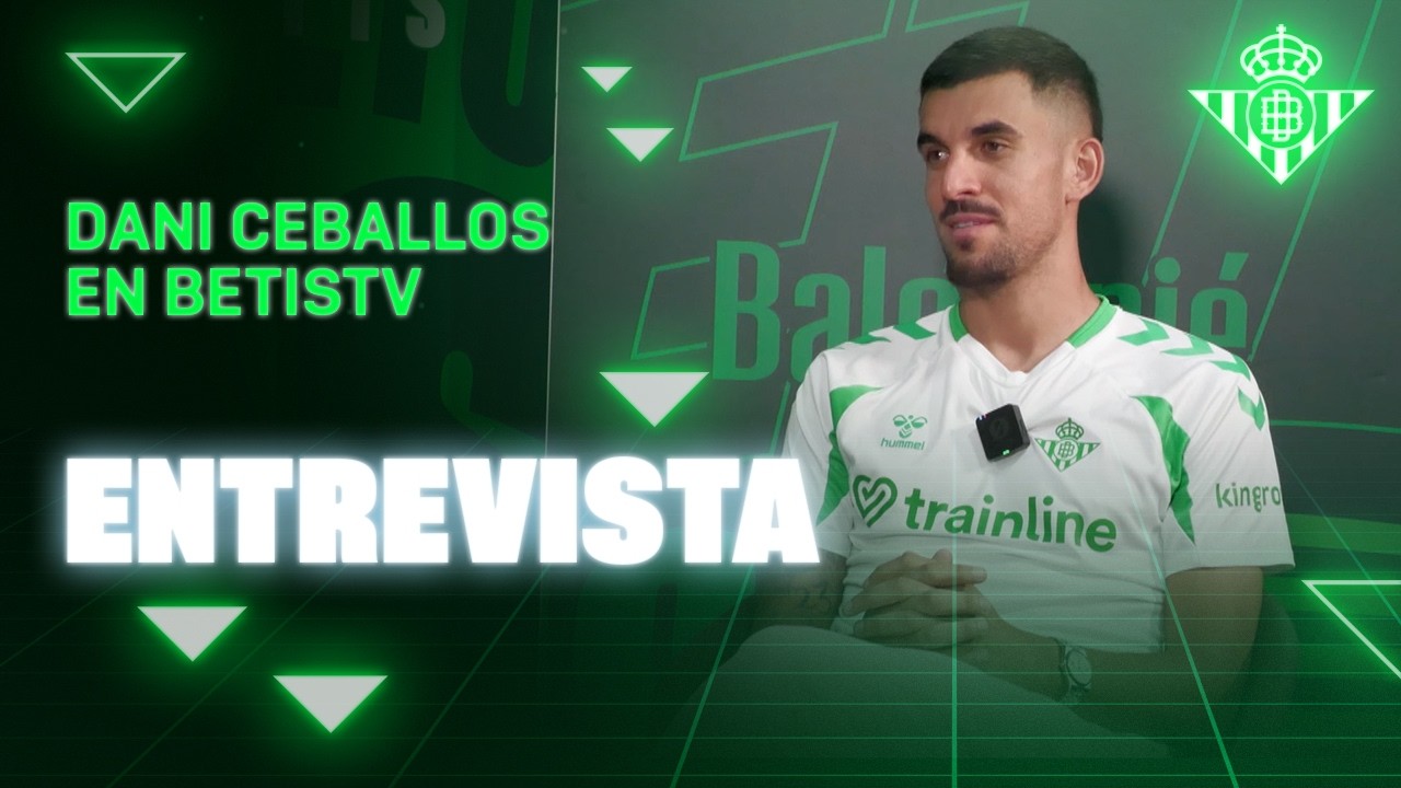 Entrevista con DANI CEBALLOS en Betis TV 🦖💚 | Real BETIS Balompié