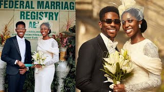 WATCH Moses Bliss And Marie WiseBorn Official Civil Wedding Video, Which Held Today February 27