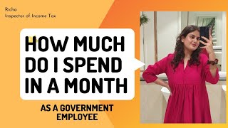 How much does a government employee really spend in a month 💸