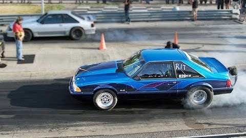 Turbo Vs Nitrous - Foxbody Mustang Showdown!