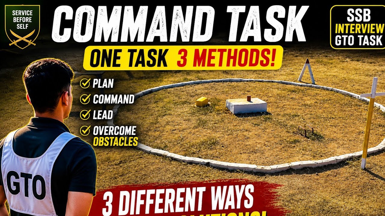Command task solution for ssb interview #ssb #commandtask #ct #trick # ...