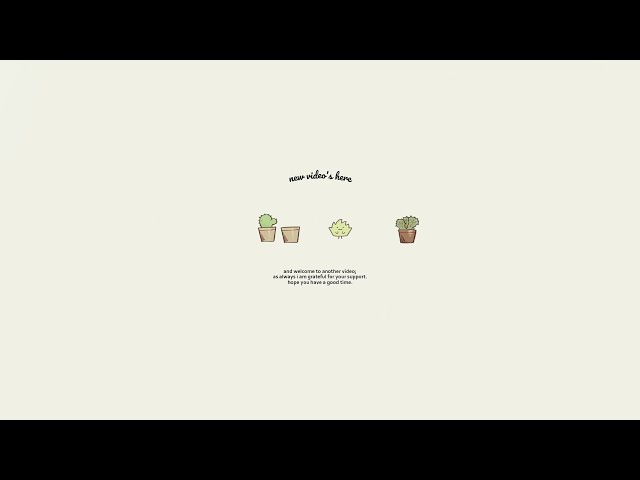 cute aesthetic Intro & Outro templates (sumikko gurashi themed) | FREE FOR USE class=