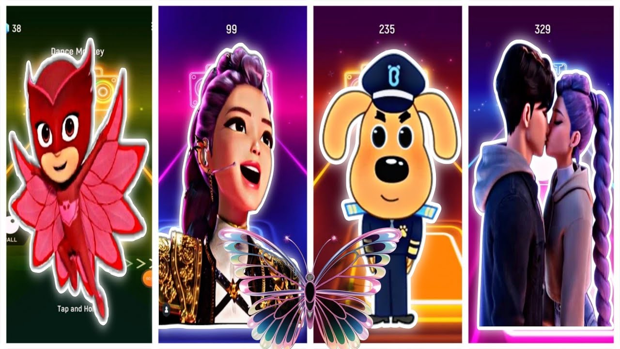 Tiles hop dansing. Pj masks VS K-pop demon hunters VS sheriff labrador VS Saja boys. Who is better? 