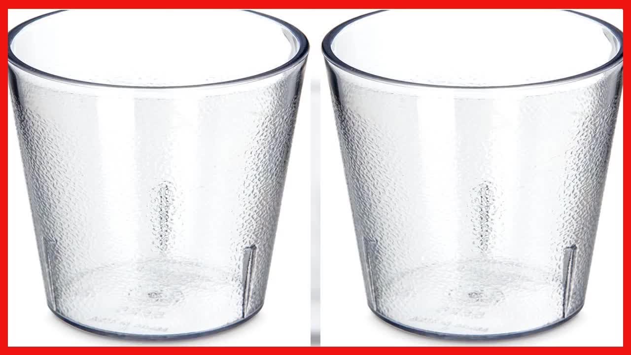 Bon produit -  CFS 55268107 Gobelet empilable en plastique incassable, 8 oz, transparent (lot de 6)