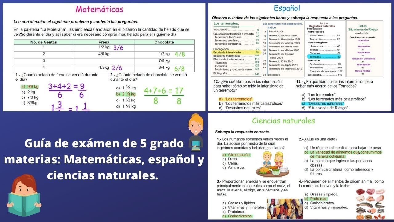 Como Estudiar Para Un Examen De Matematicas 5 Grado