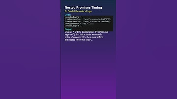 Javascript and nodejs output based questions interview  #coding #programming #javascript
