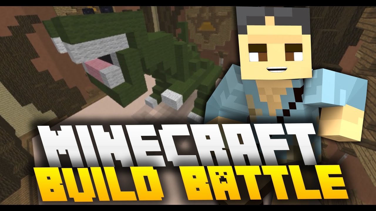 MINECRAFT: BUILD BATTLE MINIGAMES - COSTRUIRE DINOSAURI E CASE SULL'ALBERO!!