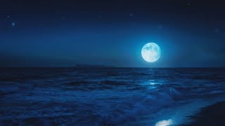 Deep sleep music - ocean waves, fall asleep fast, relaxing music, sleep music