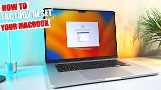 How to Erase and Factory Reset your MacBook/iMac in 2024 [Easy Tutorial] (Apple Silicon) M1/M2 Chip