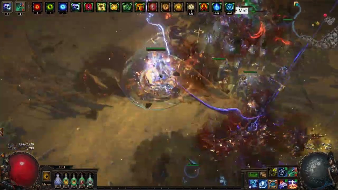 PoE 3 22 Ancestor - EK Totem With Nimis (Better Than Shockwave??)