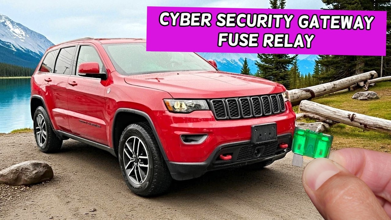 Jeep Grand Cherokee Cyber Security Gateway Fuse Relay Location Replacement 2011 - 2022