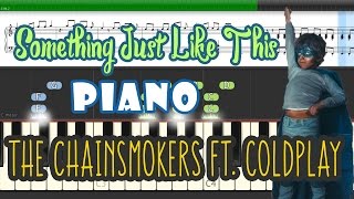 The Chainsmokers - Something Just Like This Ft. Coldplay PIANO Cover by locbatuoc