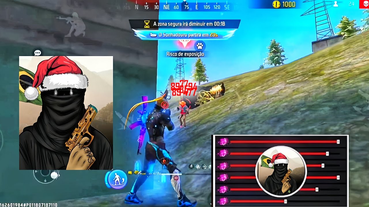 Testei a Nova Sensibilidade Xitada do SADX FREESTYLE e Quase Fui Banido no Free Fire! (Nunca Use) 😳🔥