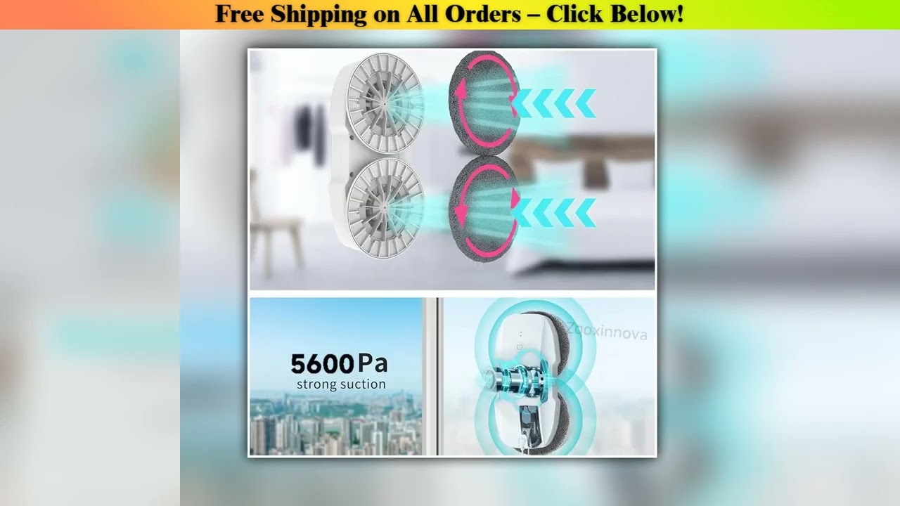 UPS Robot for Washing Sindows Vacuum Cleaner Glass Washer Home Appliance Plaster Robot Smart