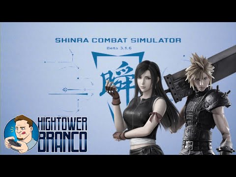 Final Fantasy 7 Remake | Shinra Simulator Battle | Cloud e Tifa VS Inimigos Voadores