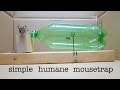 How to Make a ● Simple Catch and Release Bottle Mousetrap ( that works ! )