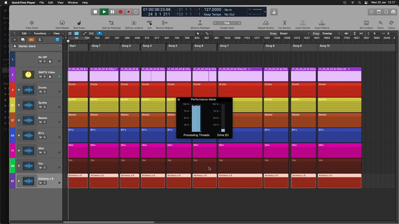MuSOS  -Musician SOS - M1 / Logic Bench Test