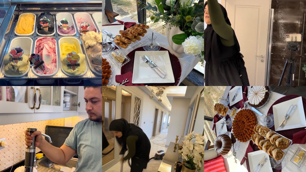 MİSAFİR HAZIRLIĞIM, ÇITIR BÖREK TARİFİ, EV TEMİZLİĞİ 🧽, YENİ GELİN EVİ, SUNUM,