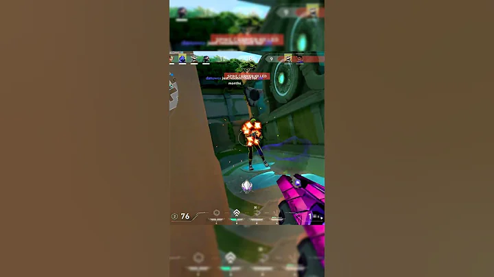 JETT Aggressive Gameplay VALORANT ACE 😱 #valorant #shorts