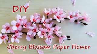How To Make Cherry Blossom Paper Flower / Handmade Gift Ideas / Góc nhỏ Handmade