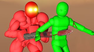 Super Strong NPC fights the Smart AI! OVERGROWTH with Active Ragdoll Physics