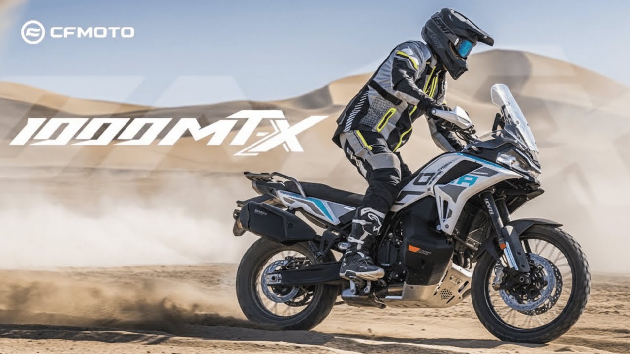 Первый взгляд на CFMOTO 1000MT-X 2026 года: этот мотоцикл меняет ВСЕ для мотоциклов для активного...