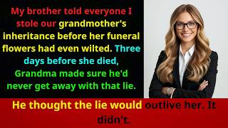 My Brother Told Everyone I Stole Grandma's Inheritance. Grandma Left Behind One Final #RedditStories