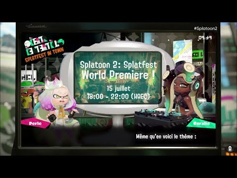 Perle et Coralie annoncent le premier Splatfest de Splatoon 2
