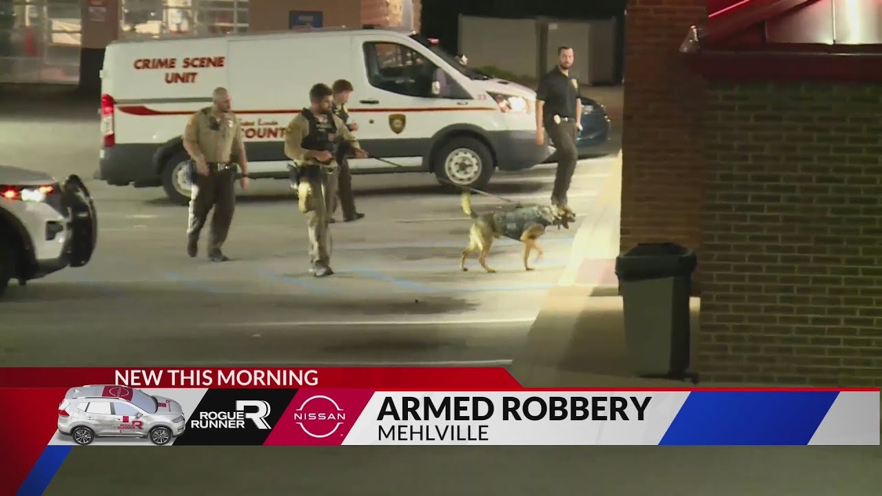 Police investigating an armed robbery at Mehlville gas station - YouTube