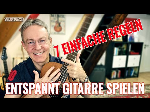 Video: So entspannen Sie sich, indem Sie Ihre Gitarre spielen (mit Bildern)