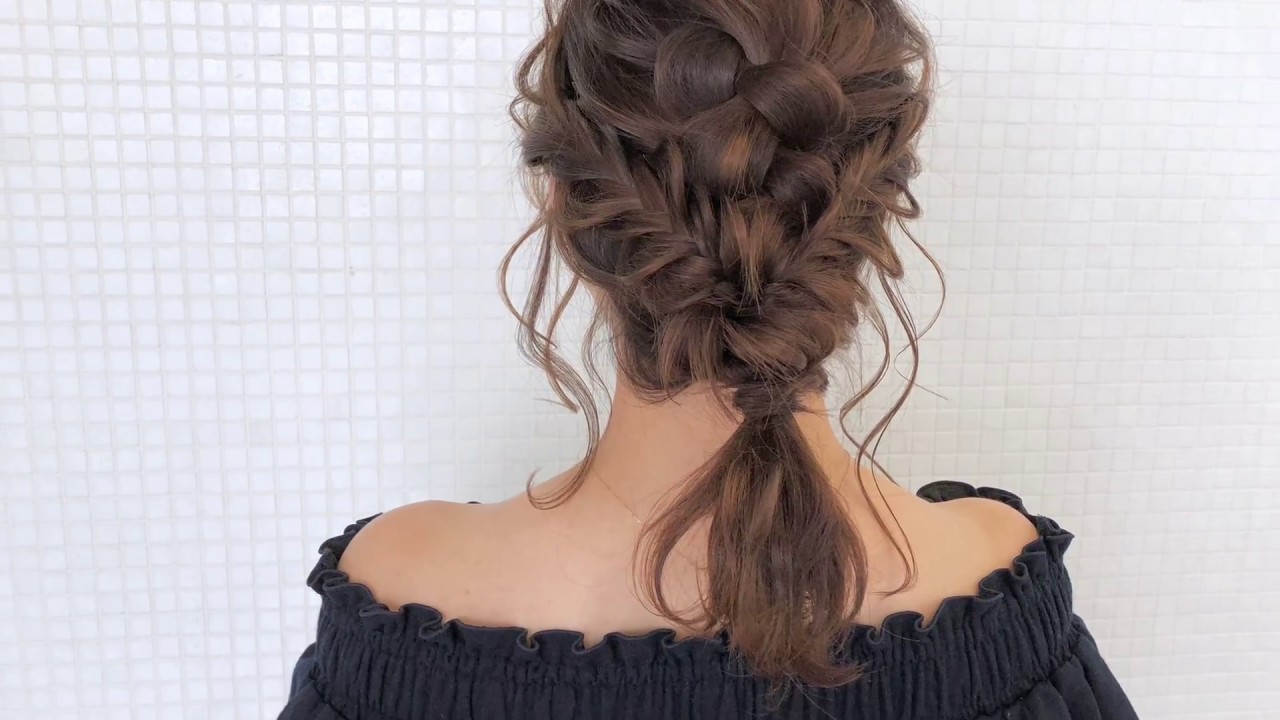 ちょっとした合間に見れるミディアムヘアハーフ編みおろしアレンジ 101 Youtube ちょっとした合間に見れるミディアムヘアハーフ編みおろしアレンジ 101 Youtube