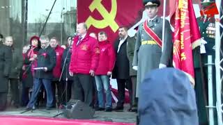 Выступление Валерия Рашкина на площади Революции 07.11.18