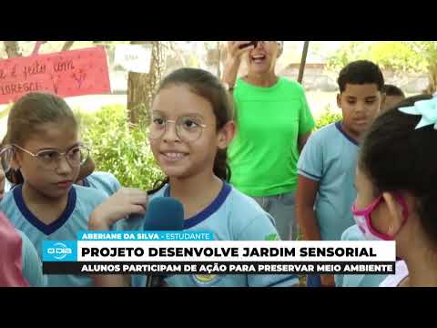 Projeto de jardim sensorial fornecem experiência para alunos de Teresina 20 09 2024