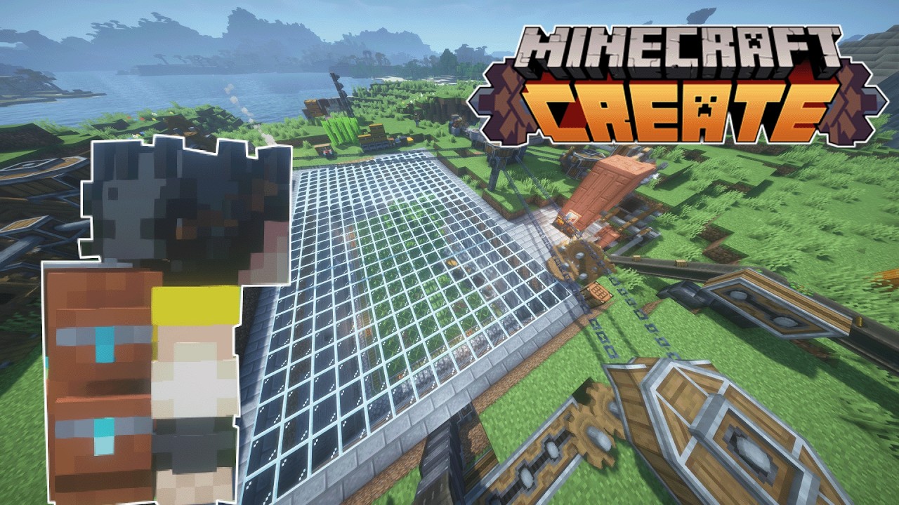 I Started My Tree Factory in Minecraft Create Mod! [#3] - YouTube